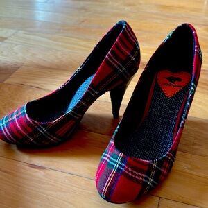 Rocket Dog Plaid Heels